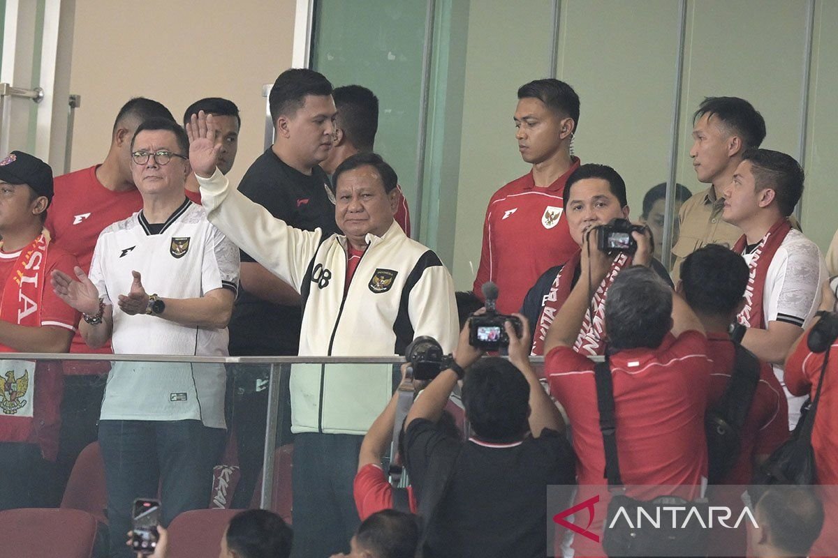 Presiden Prabowo Mensupport Langsung Timnas di GBK